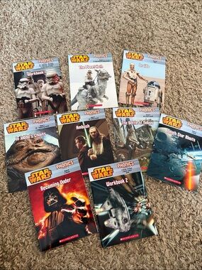 Scholastic Phonics Star Wars Book lot